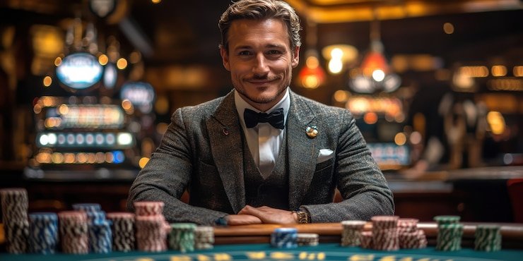 asia128 login Baccarat live table with professional croupier dealing cards